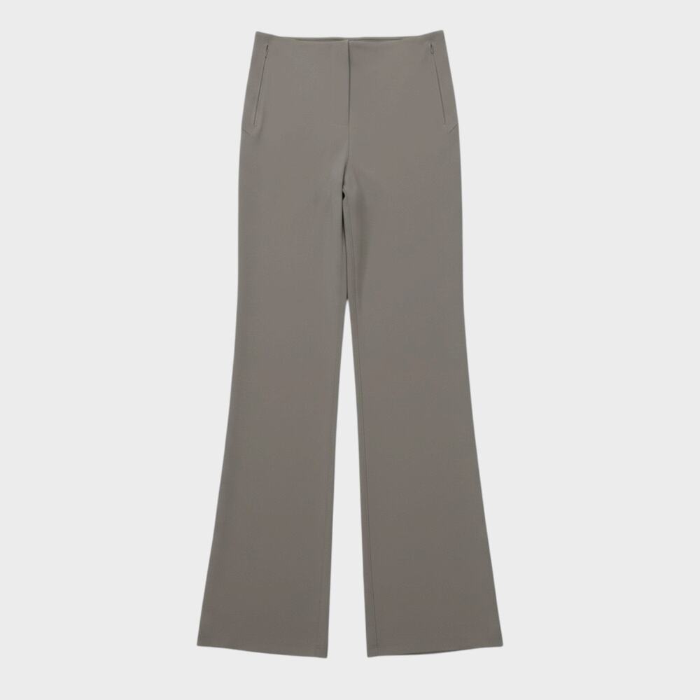 Lululemon Athletica Beige High Rise Wide Leg Pants
